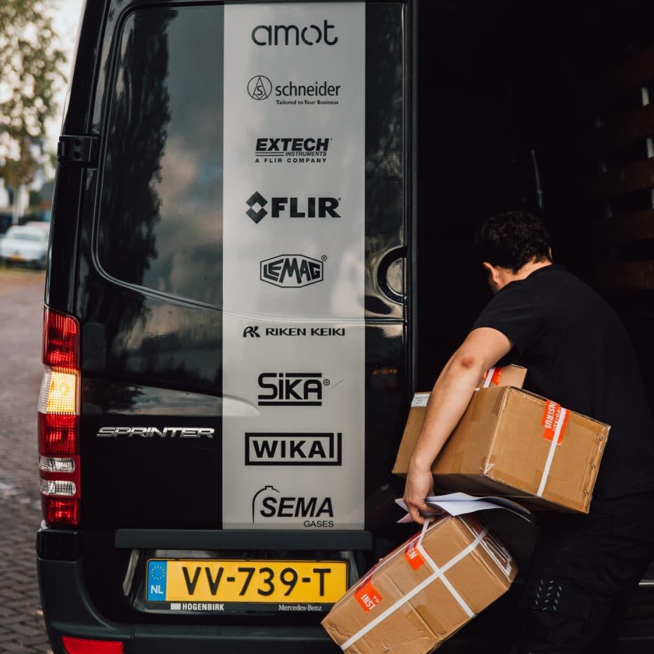 GMS_Instruments_Delivery_Van_Being_Packed